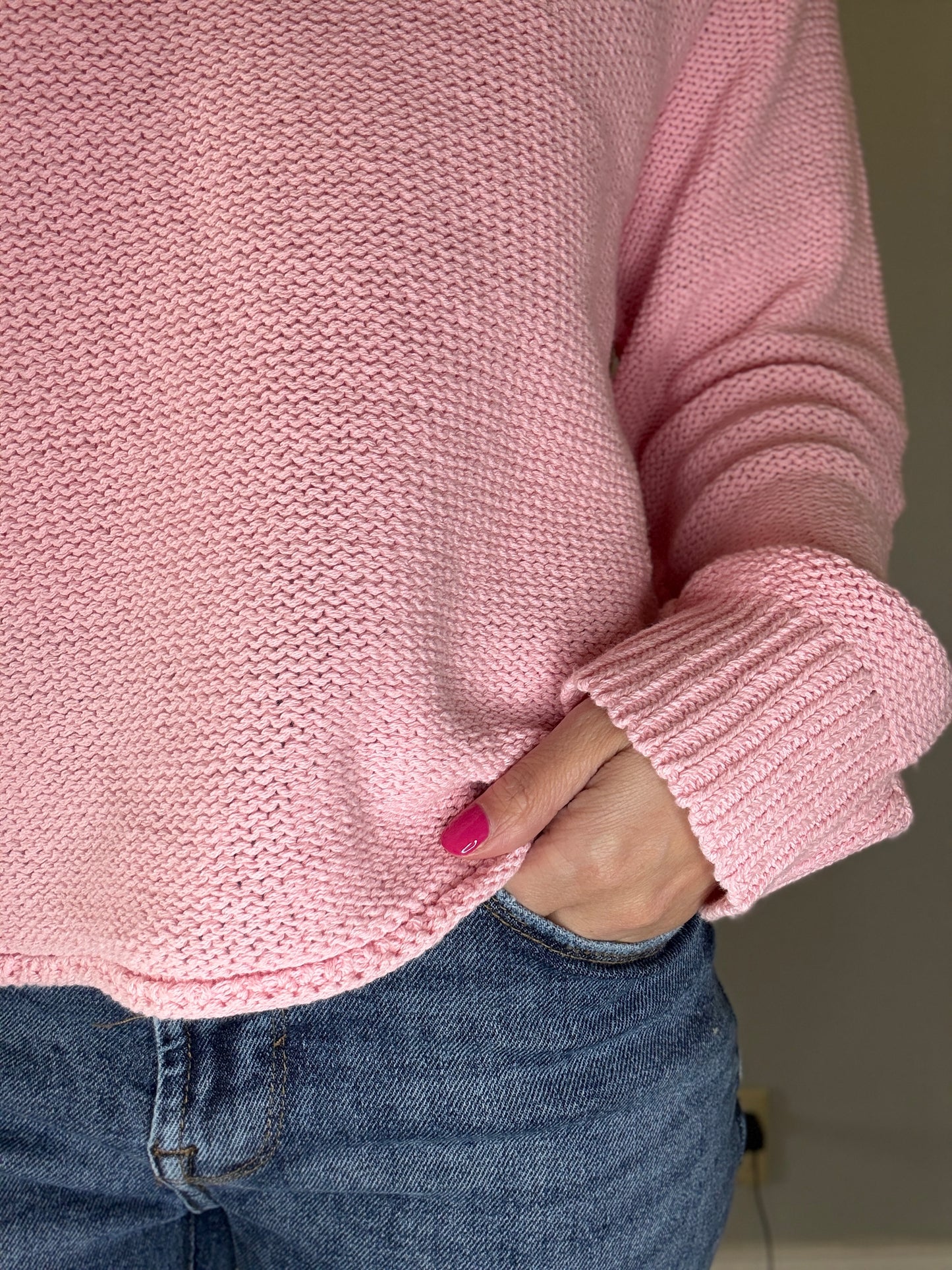Rosette Crewneck Sweater