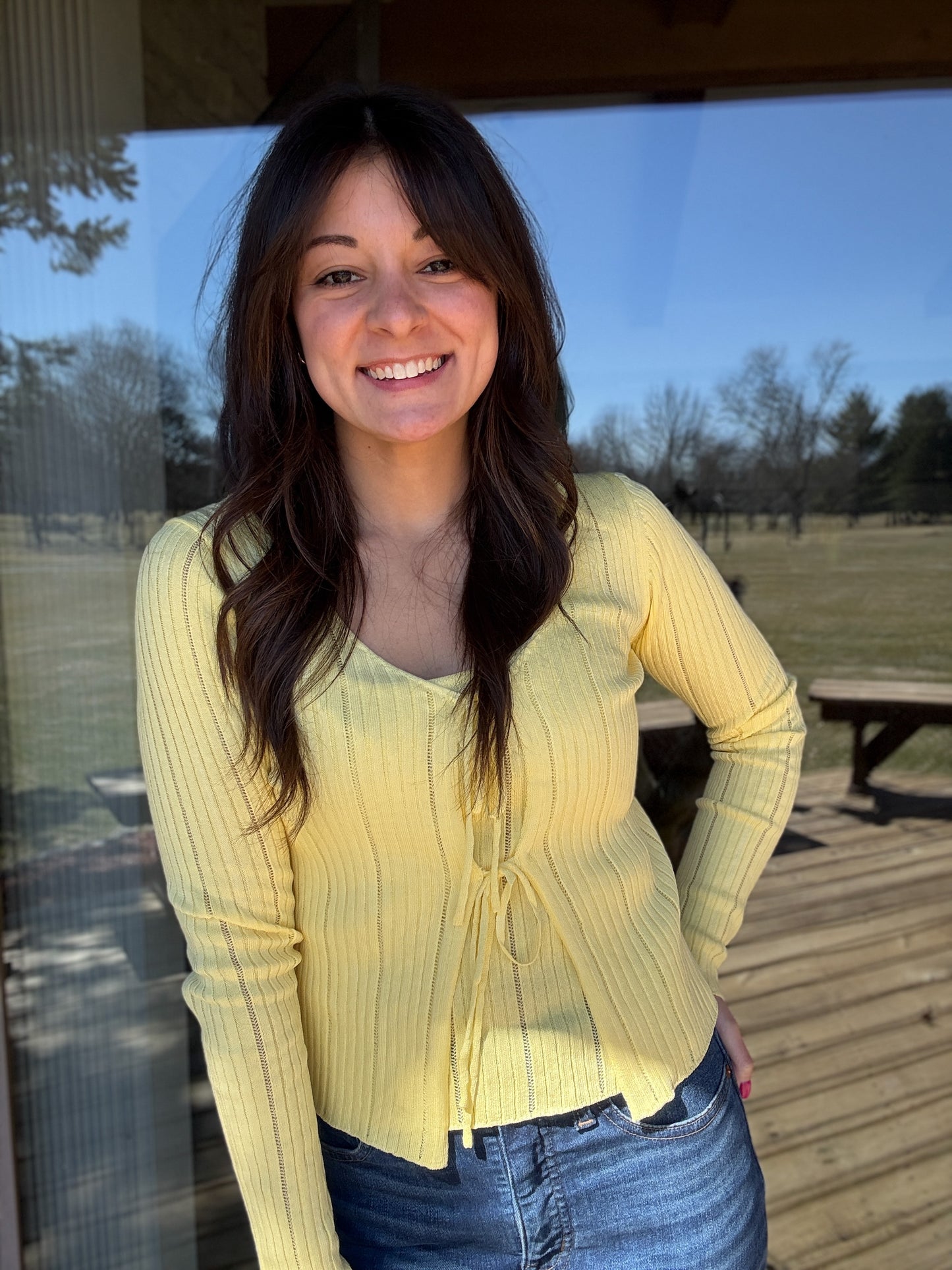 Sunshine Ribbed Knit Tank Top