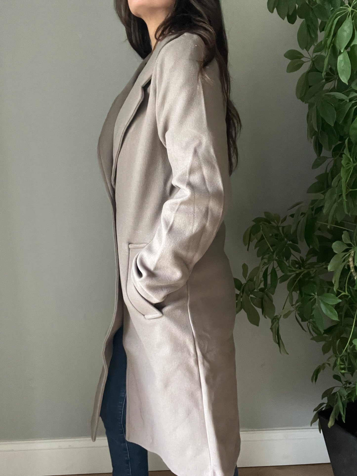 Notched Lapel Coat