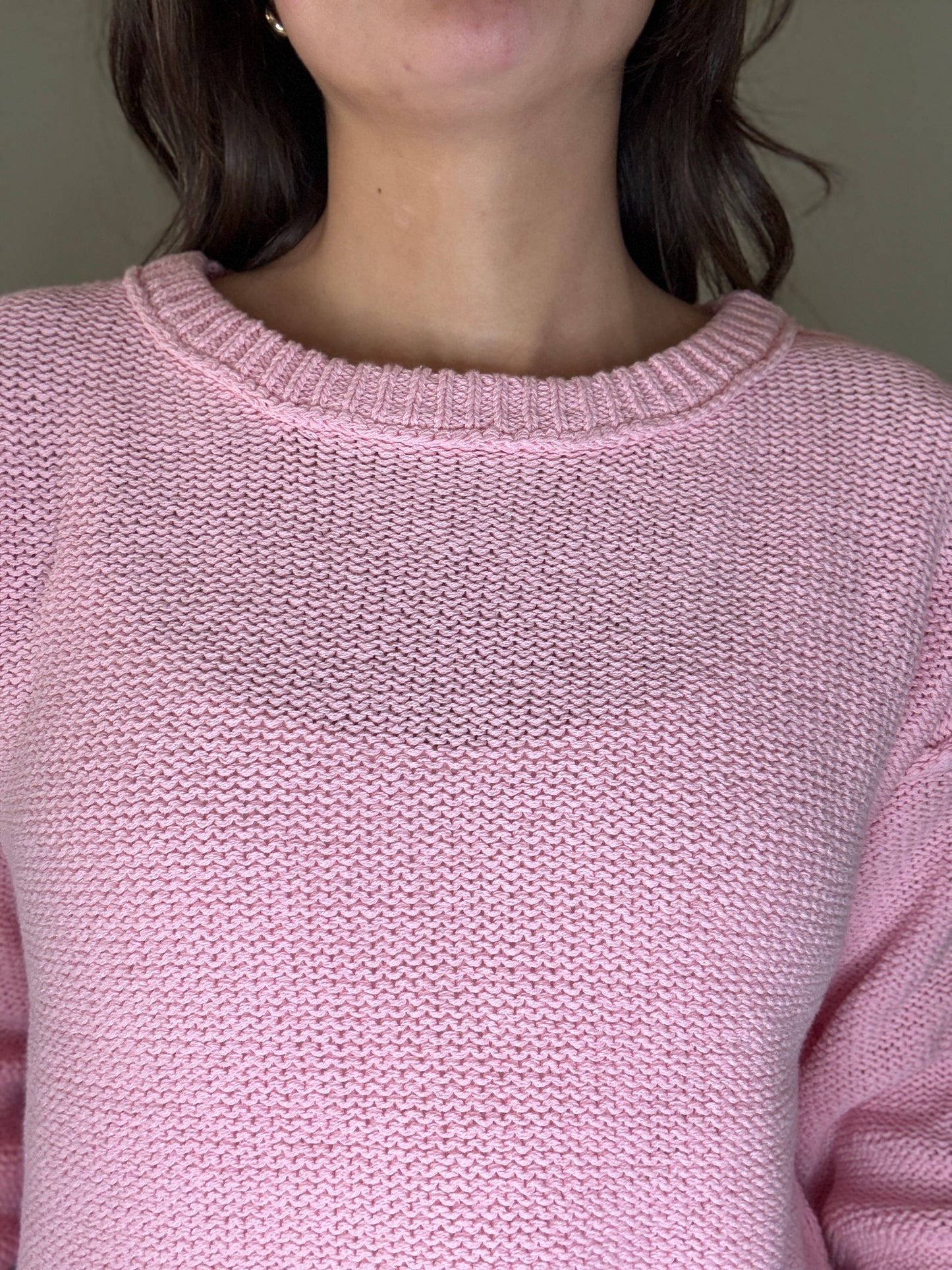 Rosette Crewneck Sweater