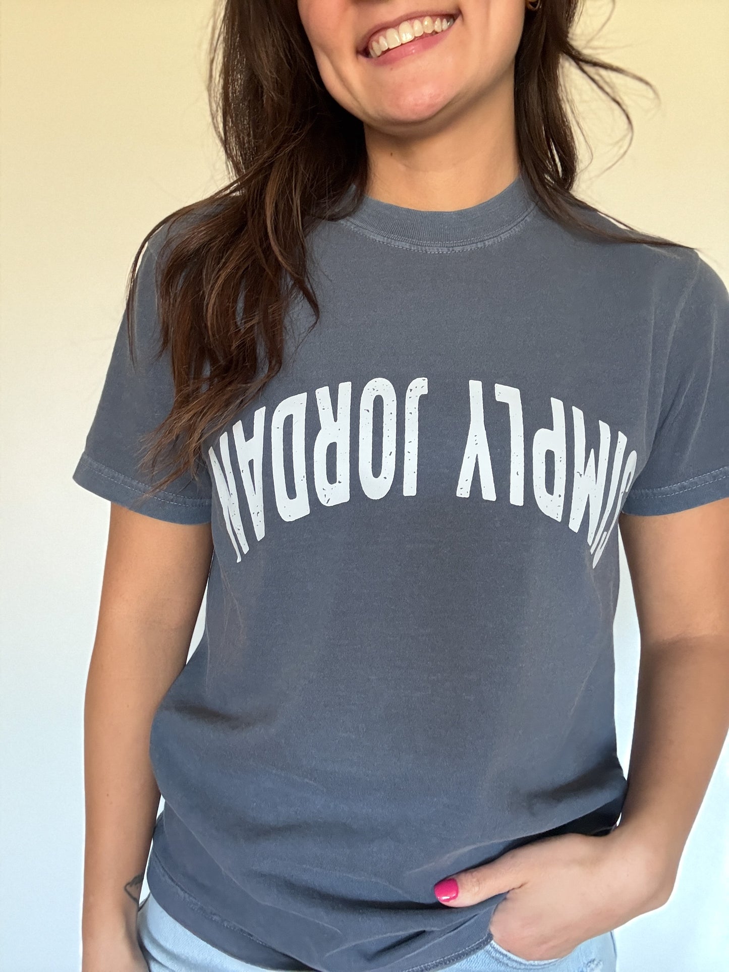 Upside Down Logo Graphic Tee