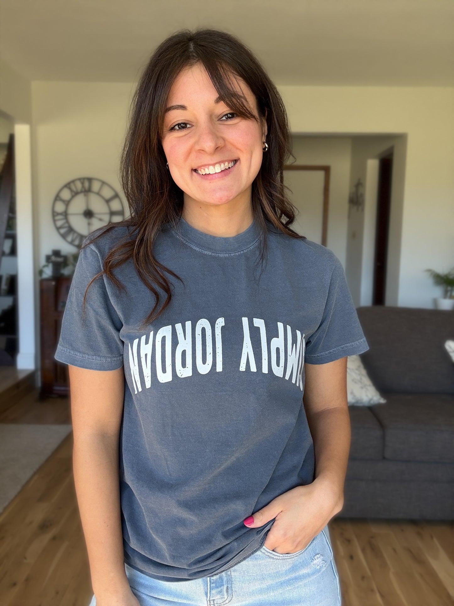 Upside Down Logo Graphic Tee