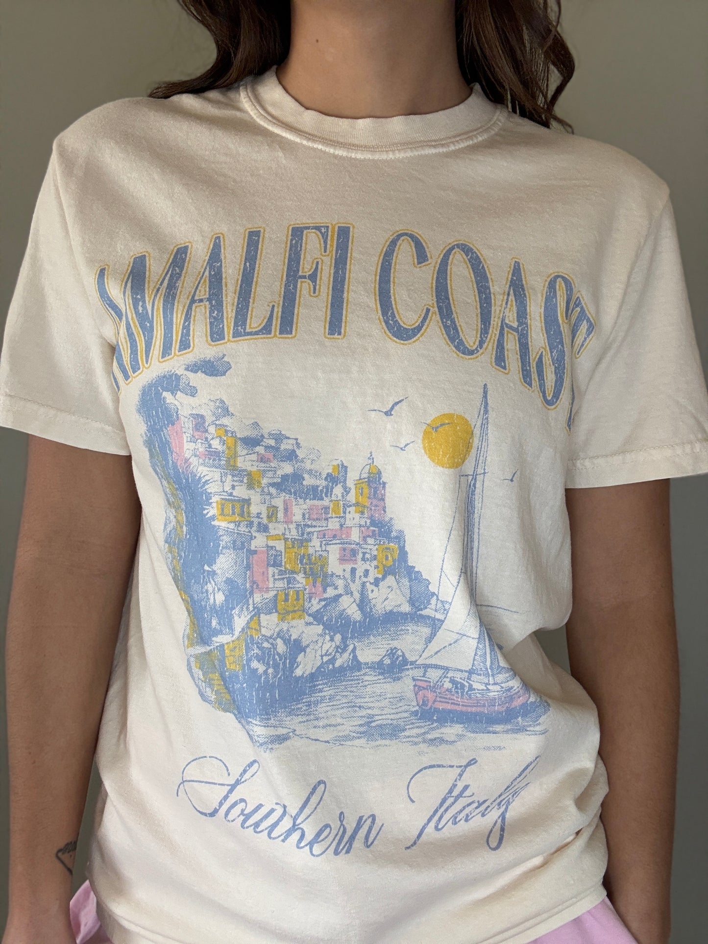 Amalfi Coast Italy Graphic Tee