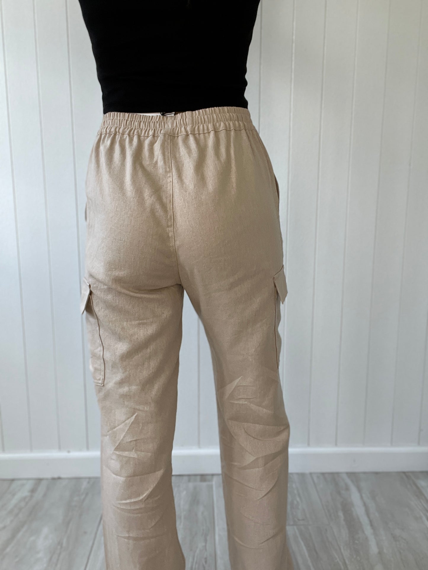 Linen Cargo Pant