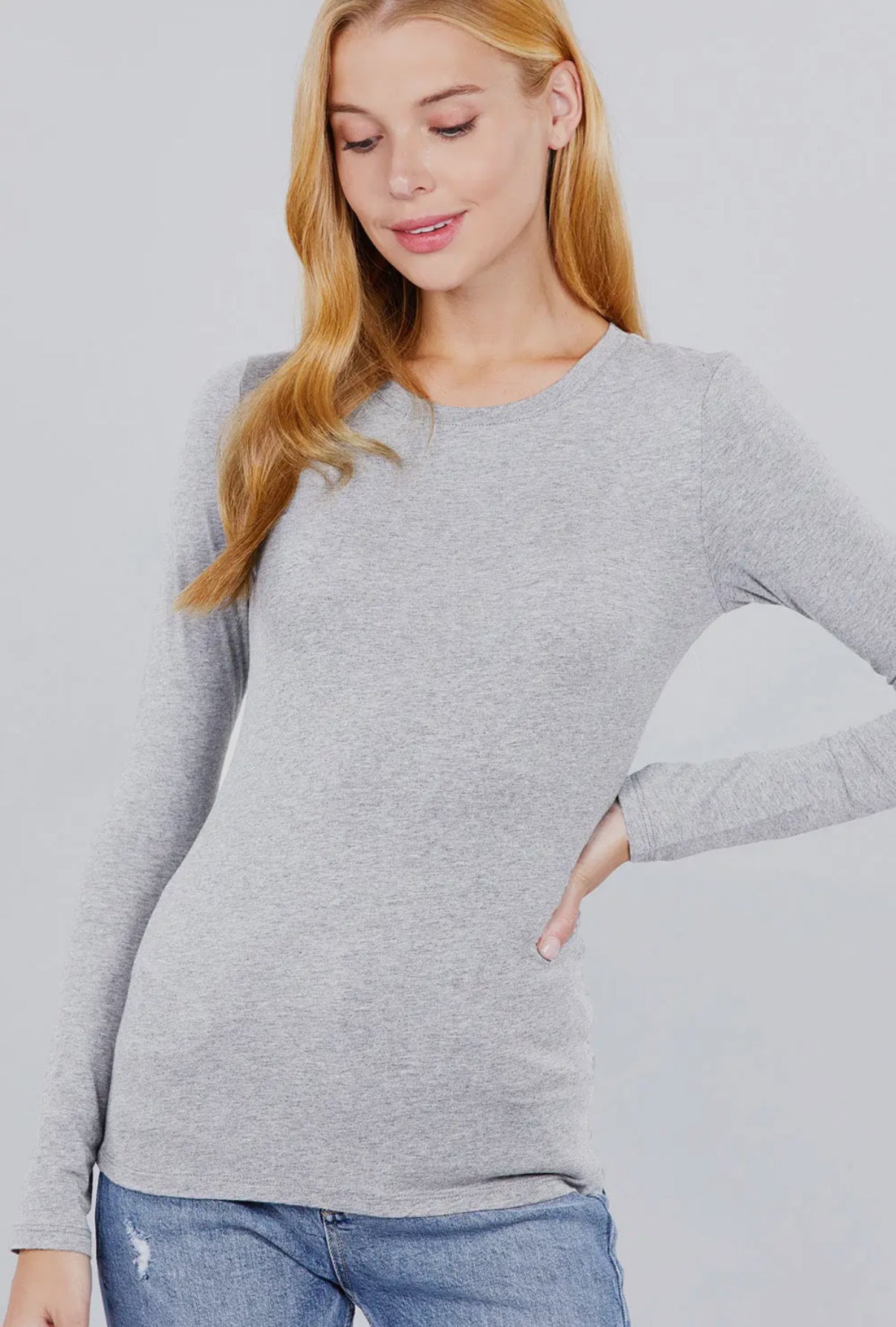 Crew Neck Long Sleeve