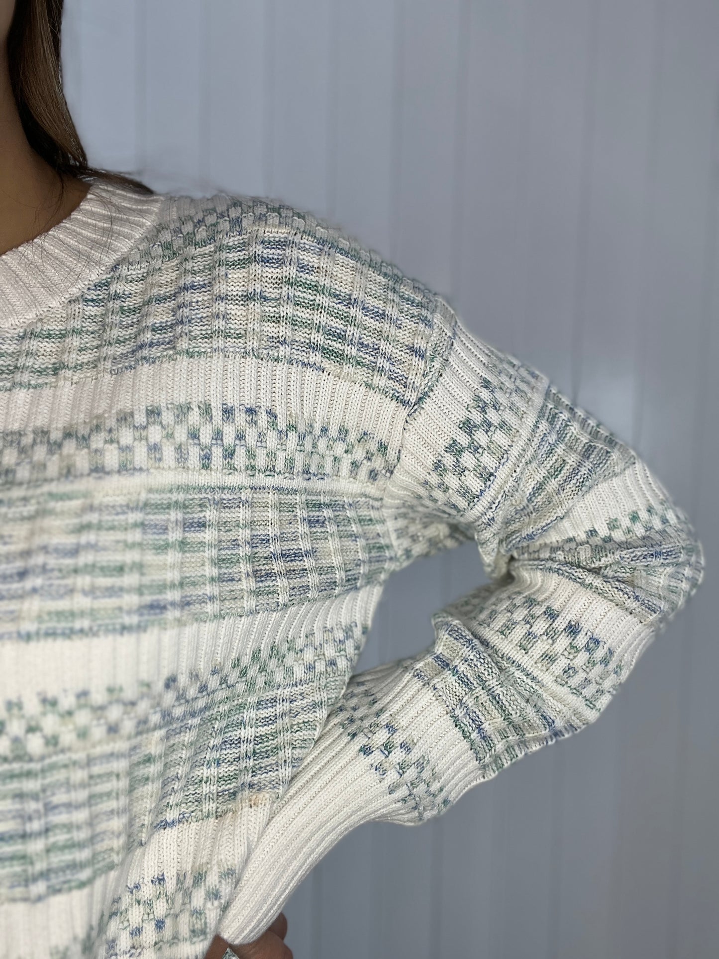 Textured Pullover Sweater