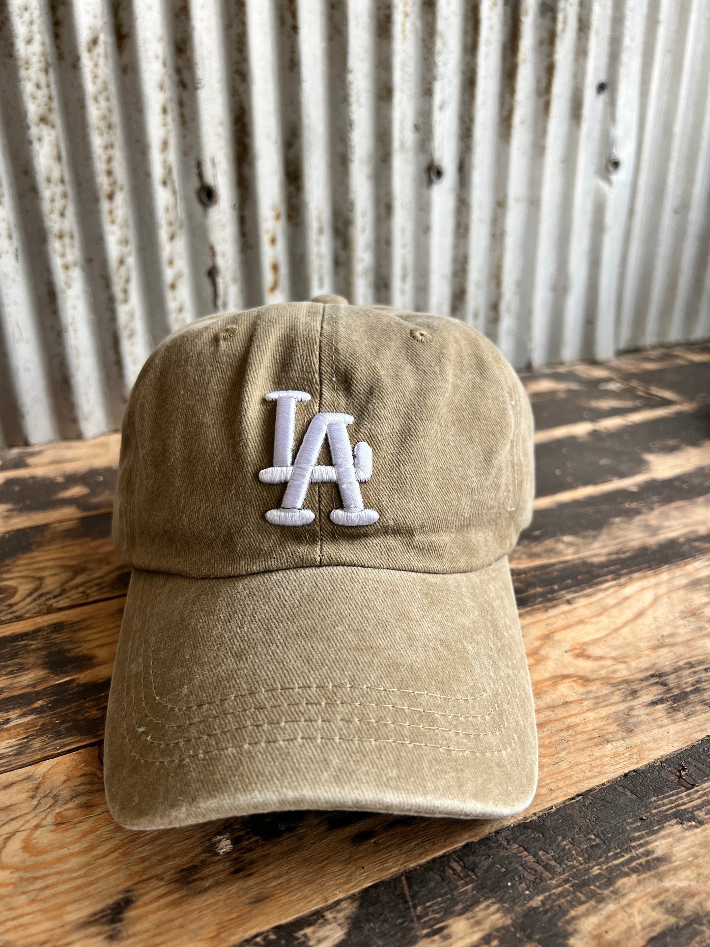 LA baseball cap - khaki