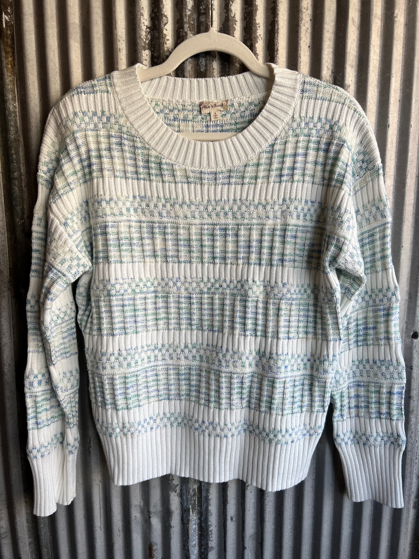 Textured Pullover Sweater