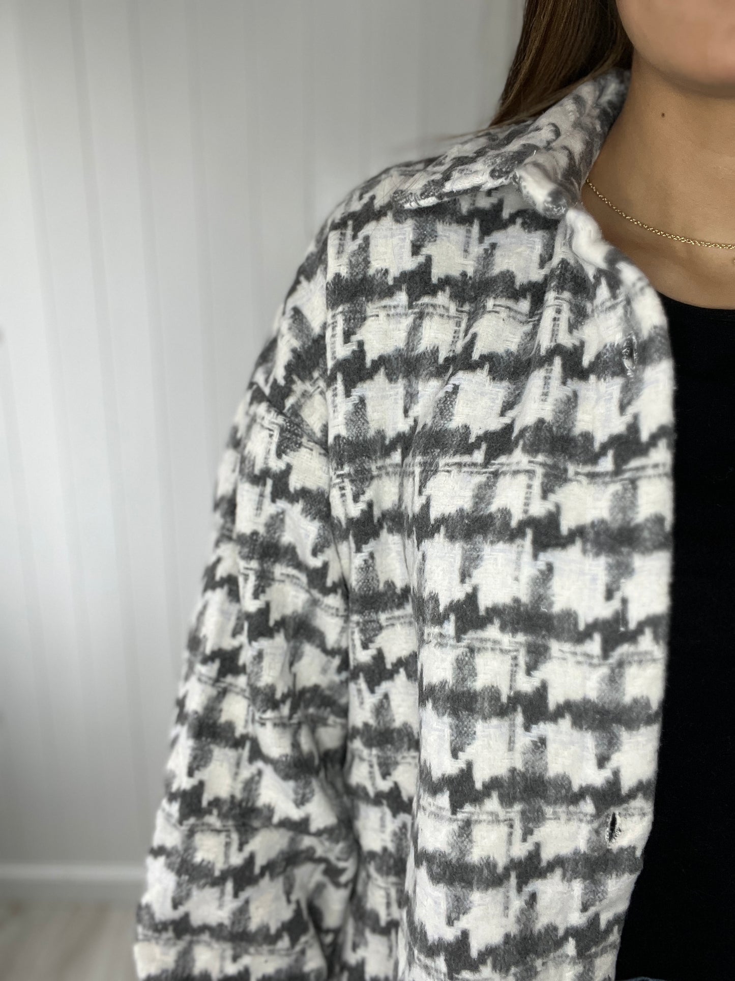 Houndstooth Shacket